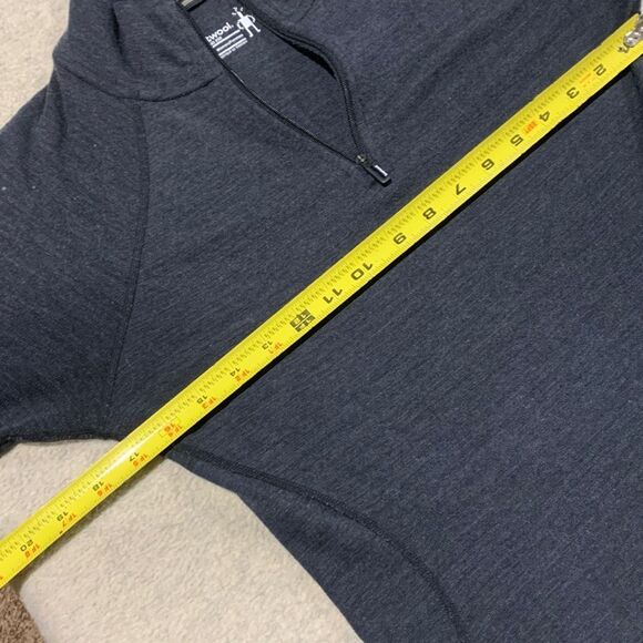 Smartwool Charcoal Quarter-Zip Sweater, XS ladies - Picture 8 of 11